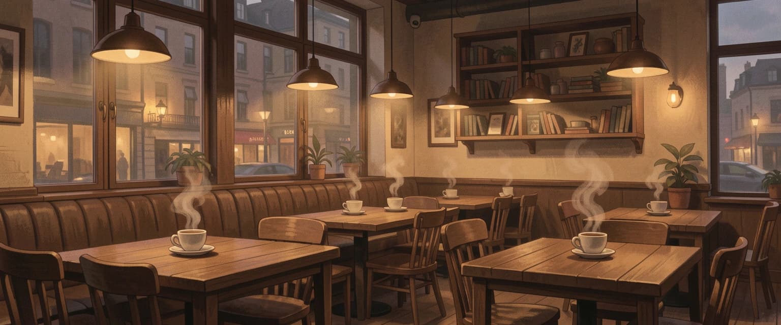 Coffee Shop Sounds for Focus and Productivity